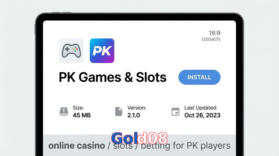 Game list for Gold08 gameapk section